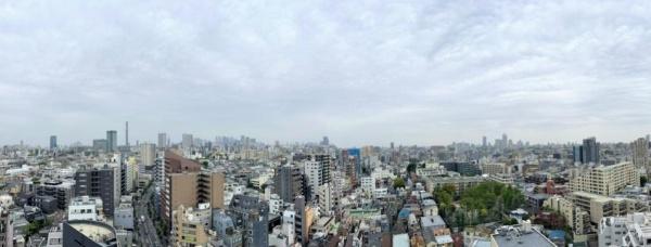 神楽坂アインスタワー　現地からの眺望　